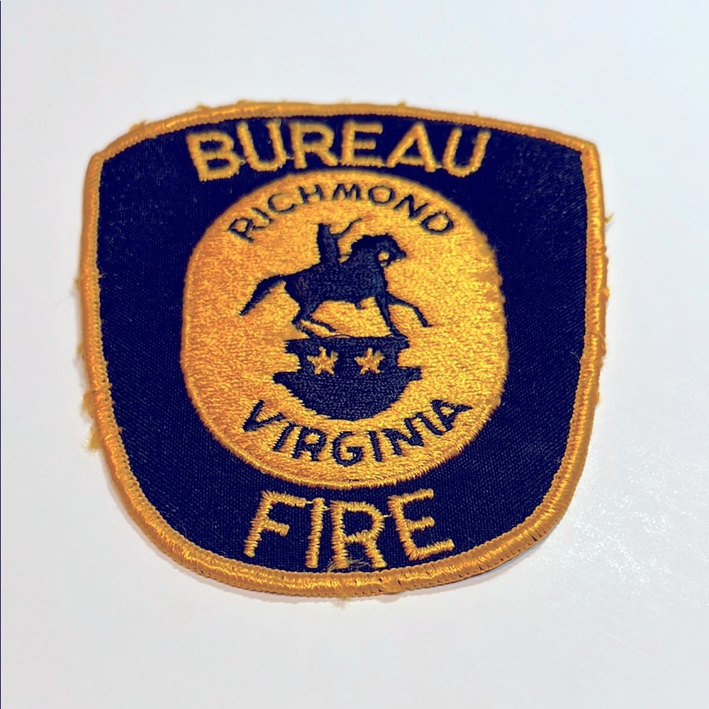 🔥Richmond Virginia Fire Department Emergency Services Bureau Embroidered Patch